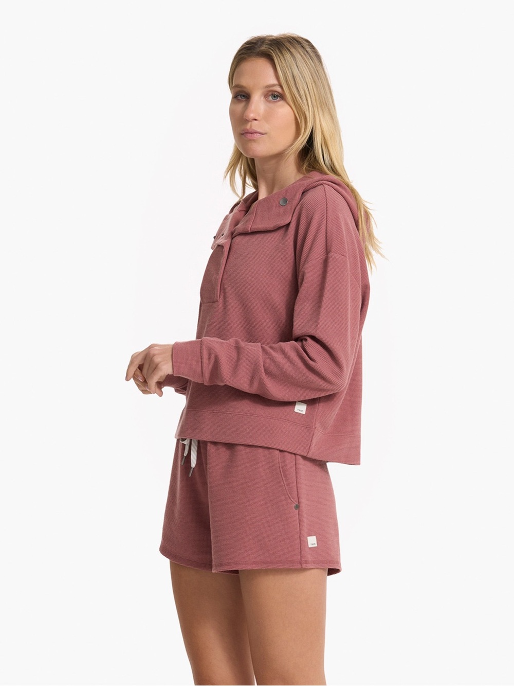 Women's bayview Rose Pullover Hoodie Top - Picture 2 of 6